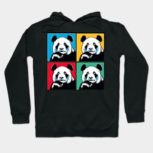 Playful Pop Art Panda Print - Infuse Your Space with Whimsical Charm! Hoodie